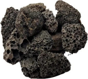 1.2-3-5cm Black Lava Rocks for Fire Pit Rocks for Propane Fire Pit Lava Roc - Picture 1 of 8