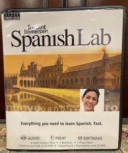 Instant Immersion Spanish Lab Complete Boxed Set Unopened With NIB with Case - Picture 1 of 5