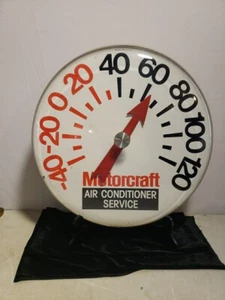 Original 60er Jahre Motorcraft Jumbo Werbung Thermometer Klimaservice - Bild 1 von 8