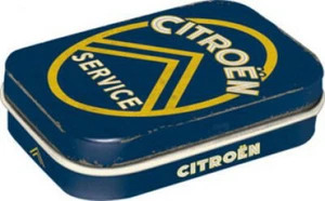 NOSTALGIE Pillendose CITROEN SERVICE mit Pfefferminz Dragees Auto Kfz NEU OVP - Picture 1 of 2