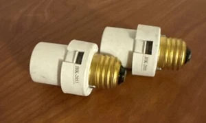 2 Pack Dusk to Dawn Light Socket Adapter, Sensor Rotation, E26 - Picture 1 of 4