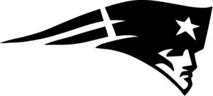 New England Patriots NFL Team Logo REFLECTIVE Vinyl Decal Sticker Car Window - Picture 1 of 3