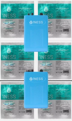 Tabletas de eliminación de olores de alta resistencia 1NESS® 4g 24pk con 2 aireadores | Kit ClO2 Foto 1 de 4