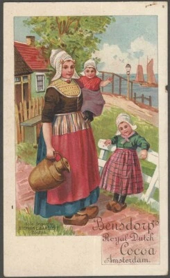 Bensdorp Royal Dutch Cocoa Advertising Private Mailing Card Food Desert Sweets - Image 1 of 2