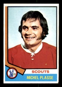 1974 Topps Hockey #257 Michel Plasse EX - Picture 1 of 2