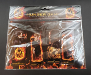 2012 The Hunger Games Set of 4 Magnetic Bookmarkers Book Marks