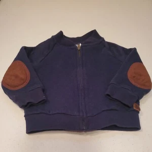 Janie and Jack boys Blue Long Sleeve Zip Up Jacket 12-18 months - Picture 1 of 6