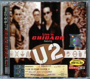 2007 Live In Chicago Feat. U2 Original Video CD VCD Rare Malaysia Edition OOP VG