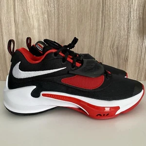 Nike Zoom Freak 3 Basketball Shoes Black White Red DA0694-003 Men’s Size 9 - Picture 1 of 10