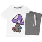 'Trio Of Mushrooms' Kids Nightwear / Pyjama Set (KP027696)