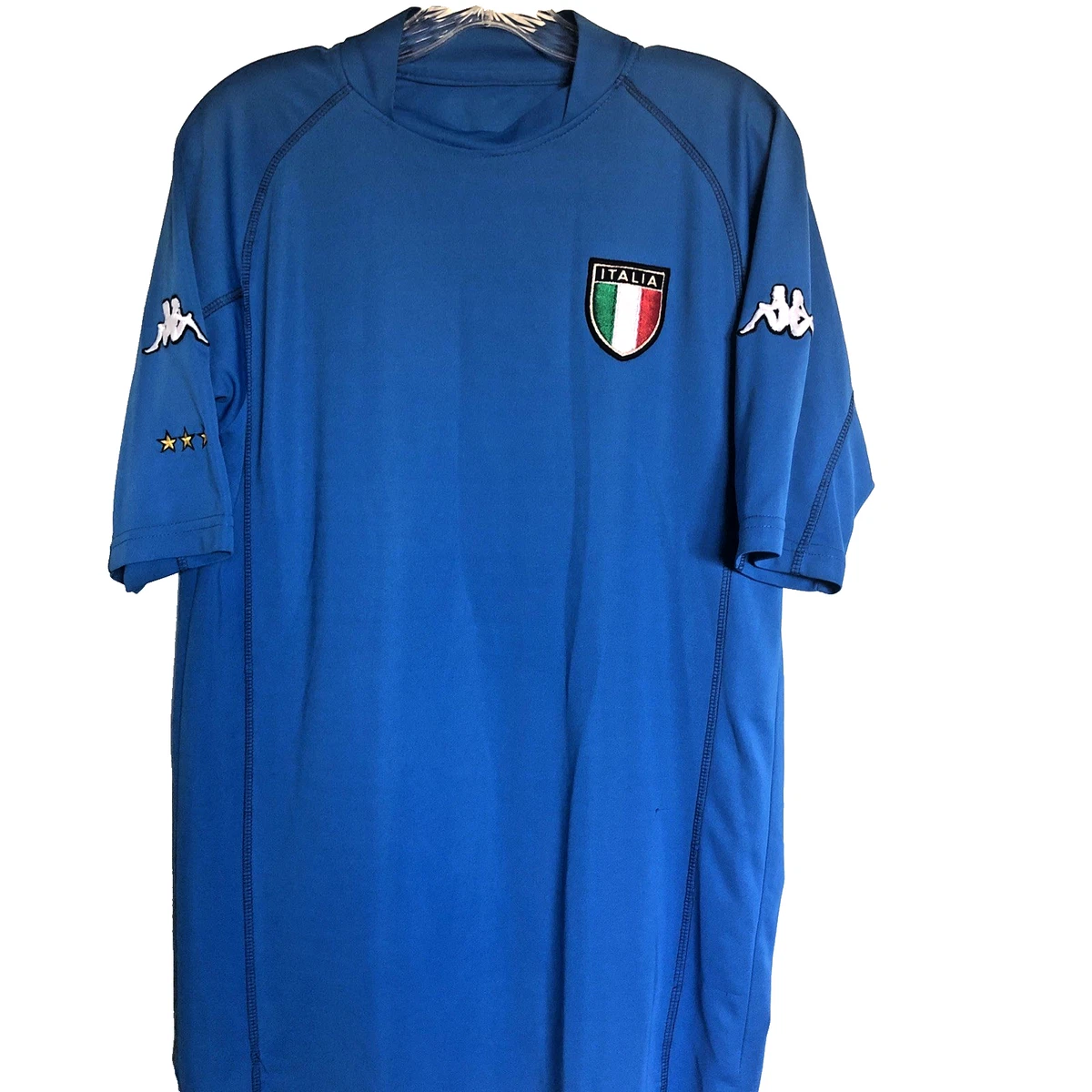 希少品 Kappa サッカーイタリア代表 ユニフォーム2002年モデル 長袖 Kappa イタリア代表 2002年 ユニフォーム Mサイズ 青 7 - メルカリ