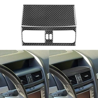 3 peças console de fibra de carbono real acabamento de painel de saída de ventilação de ar para Pontiac G8 2008-09 - Imagem 1 de 4