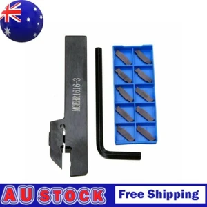 MGEHR1616-3 Lathe Turning Holder Boring Bar + 10pcs MGMN300 Insert-Set Durable - Picture 1 of 11