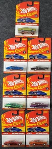 Hot Wheels Classics Series 1 (7) 1967 Dodge Charger - All 7 Colors - Picture 1 of 9