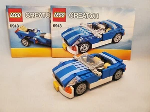 LEGO Creator #6913 Blue Roadster - Complete, 3-In-1, 2012, Instructions - Picture 1 of 5
