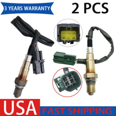 2pcs Oxygen Sensor Upper & Undder For Nissan Sentra 1.8l L4 2003 2004 2005 2006 - Image 1 of 4