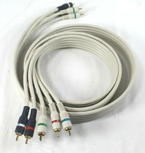 Python Digital Video Link Ultra Shield Cable HDTV 6 pies 3 Video, 2 conectores de audio - Imagen 1 de 3