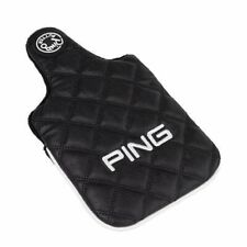 PING 2023 TOMCAT 14 SQUARE MALLET PUTTER HEADCOVER HEAD COVER  - BLACK - NEW