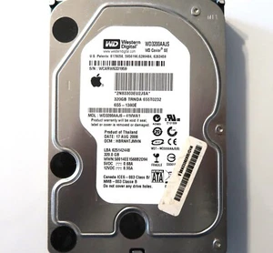 WD WD3200AAJS-41VWA1 "TJ" (WCAR) Thailand 3.5" 320gb Sata hard drive AUG/2008 - Picture 1 of 2