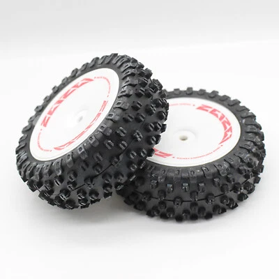 1Set 124008 Front / Rear Tire Wheel Tyres Accessories for WLtoy 124008 RC Car - Image 1 of 4