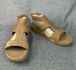 Fitflop Arena Gladiator Suede Ankle Wrap Strappy Sandals, Sz 10 Tan - Picture 1 of 10