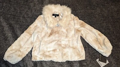 Abrigo Anthropologie MARC NEW YORK DE PIEL SINTÉTICA Lujoso Talla Pequeña Nuevo con Etiquetas $149 Foto 1 de 4