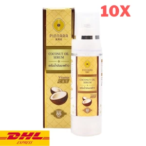 10x Pinnara Coconut Oil Serum Virgin Cold Press Vitamin C E for Skin Hair 85ml - Picture 1 of 11
