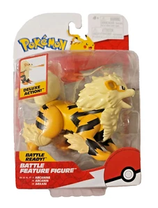 Figura de acción de lujo Jazwares Pokemon Battle Feature Arcanine 4" 2025 NUEVO - Imagen 1 de 2