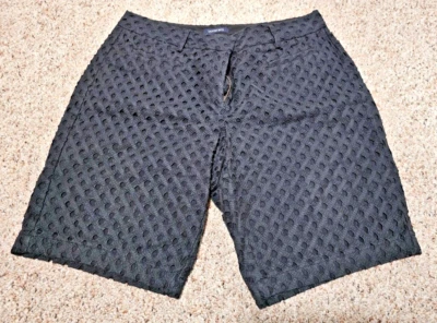 Pantalones cortos negros Lands' End para mujer talla 10 Foto 1 de 2