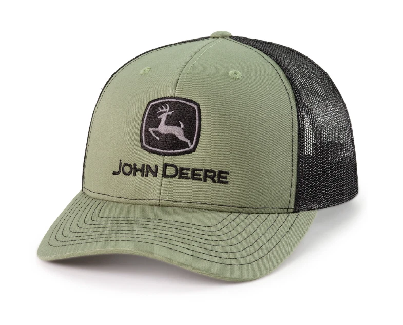 LP87808 John Deere Licensed Richardson Loden Front Black Mesh Back Cap Hat - Image 1 of 1
