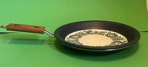 vtg Figgio Flint Norway Flameware Turi Tor Viking Skillet Frying Pan 8 3/4" MCM - Picture 1 of 8