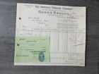 Ogden London Branch Cigarette & Tobacco Manufacturers 1926 Invoice Letterhead