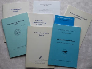 Luftrecht, Luftverkehr, Segelflugausbildung, Luftfahrtgerät, Kovolut 1970/1999 - Bild 1 von 5