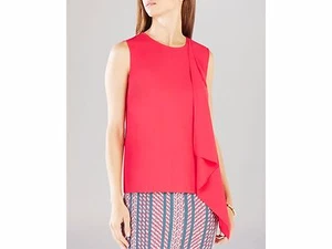 NEW BCBG MAX AZRIA AZALEA KAYLEEN SIDE DRAPE TOP WQR1V003/S427A SZ XS - Photo 1/2