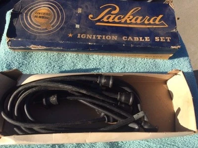 Pontiac Chieftain Star Chief 1954 V8 NOS Juego de encendido de bujías y cables de bobina Foto 1 de 4