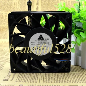 1pc Delta FFC1248DE 12038 12CM 48V 0.75A 4-wire Double Ball Cooling Fan - Picture 1 of 3