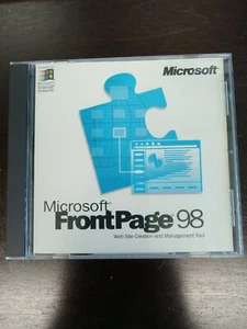 Microsoft FrontPage 98 with CD Key Web Site Creation Management Tool. - Picture 1 of 3