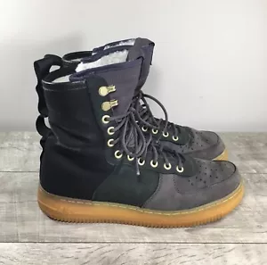 Scarpe da ginnastica Nike AF1 High Sherpa sneakers uomo calci taglia 9,5 SF Air Forces - Foto 1 di 9