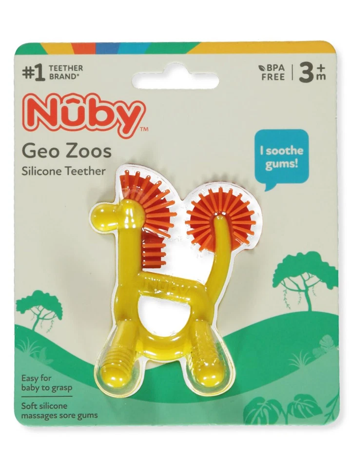 Nuby Baby Giraffe Teether - yellow, one size - Image 1 of 1