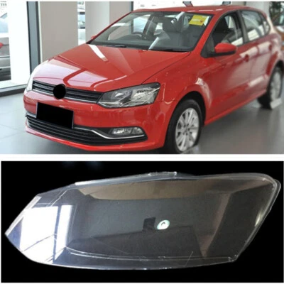 For Volkswagen Polo 2014-2018 Headlight Lens Cover Replacement Clear Left Side - Image 1 of 3