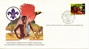 SCOUTING IN PAPUA NEW GUINEA 1982  FDC1766 - Picture 1 of 1