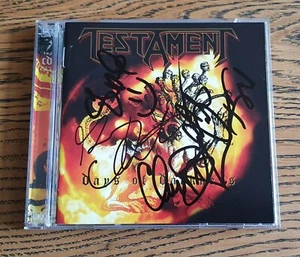 TESTAMENT fully signed ! Metallica Death Angel Legacy Vio-lence Megadeth Hexx - Bild 1 von 4