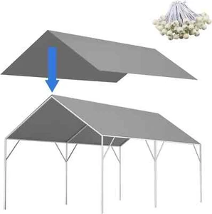 10' X 20' Portable Heavy Duty Canopy Garage Tent Car Carport Shelter - Picture 1 of 4