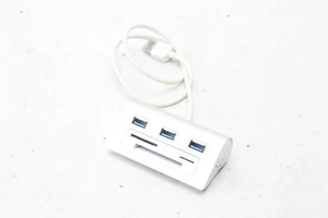 Sabrent Premium 3 Port Aluminum USB 3.0 Hub with Multi-in-1 Card Reader F31a - Picture 1 of 5