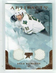 10-11 UD Upper Deck Artifacts  Brad Richards  /150  Dual Jerseys