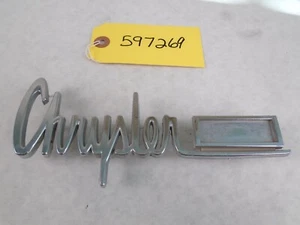 1963 Chrysler Newport etc Fender Script OEM - Bild 1 von 13