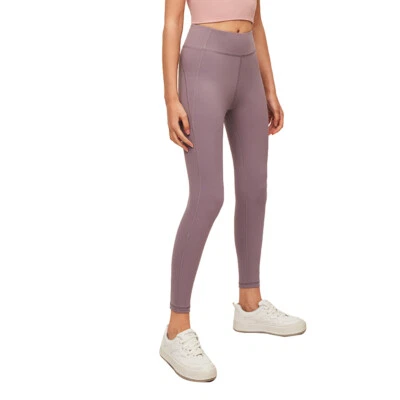 Push Up Leggings UPF 50+ Workouts Sport Booty Scrunch Slim Pants Yoga *Purple M* - Image 1 of 4
