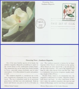 USA5 #3193 U/A MYSTIC FDC Southern Magnolia - Imagen 1 de 1