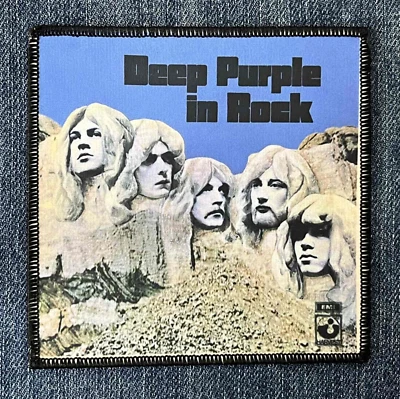 Deep Purple In Rock Sublimated Printed Patch | English Hard Rock Music Band Logo - Image 1 of 2