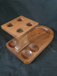 Vintage Fairfax wood Tobacco 4 Pipe Stand - Picture 1 of 5